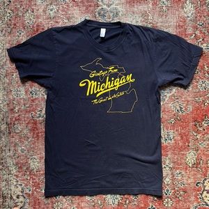 Sufjan Stevens Greetings from Michigan Band T Shirt M